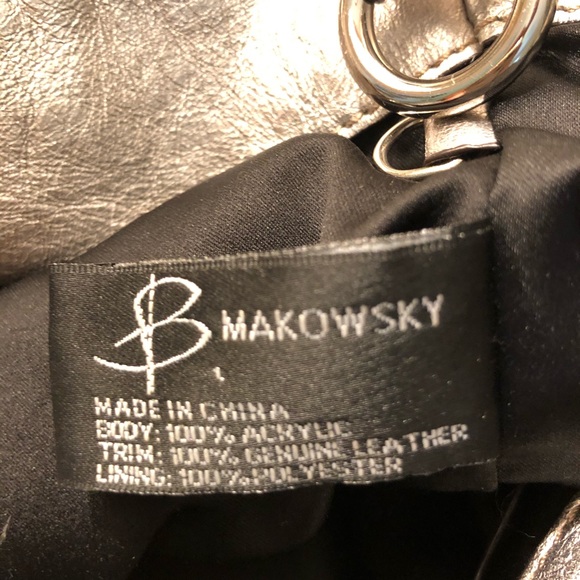 Vintage B Makowsky faux cheetah tote bag - Picture 5 of 8